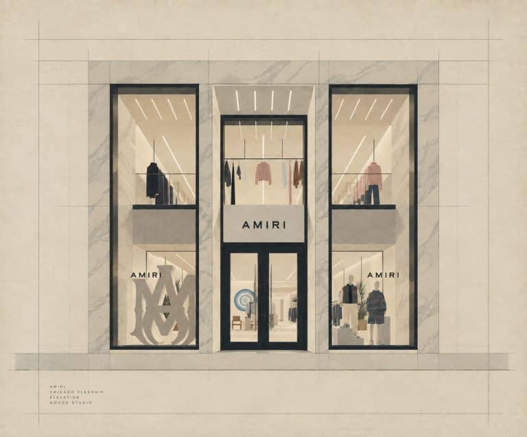 AMIRI Chicago by NOCOD Studio, Storefront