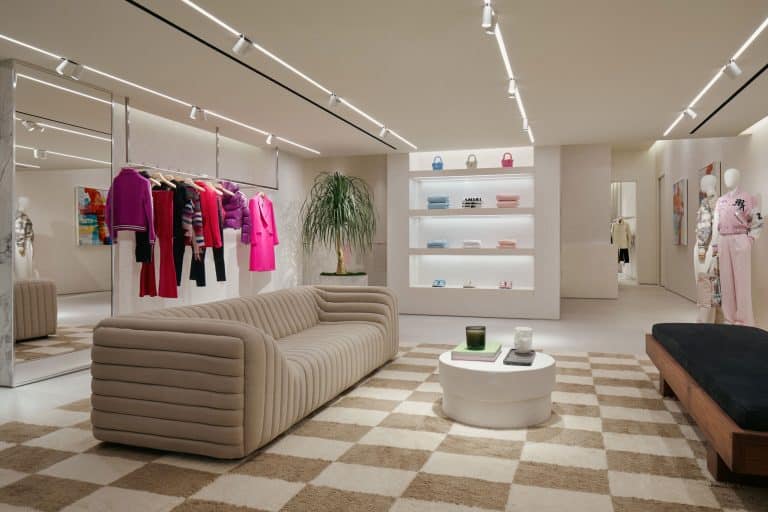 AMIRI Chicago Flagship lounge by NOCOD Studio